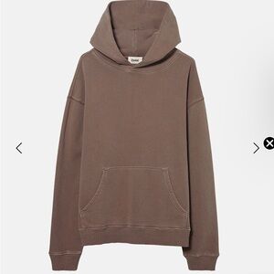 Elwood core hoodie in vintage brown medium